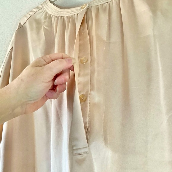 ROAMAN'S Satin Charmeuse Blouse NEW Dolman Sleeve Top Dressy Evening Office 30W - Picture 6 of 14